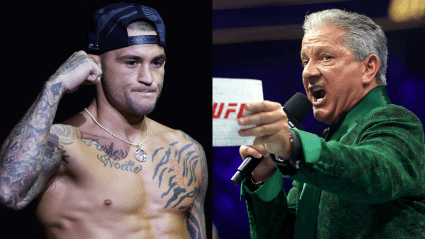 Bruce Buffer and Dustin Poirier Join Forces in New Bud Light Campaign