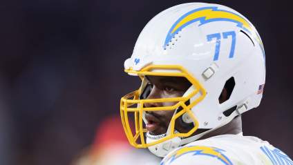 Jim Harbaugh Praises ‘Incredible’ Play by Chargers Guard on McConkey Catch