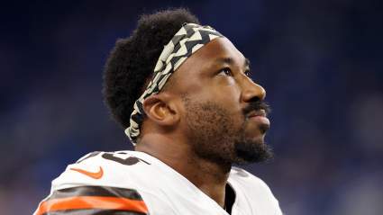 Browns Star Myles Garrett Flamed After Shot at Steelers