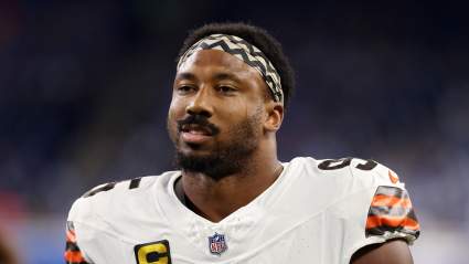 Browns’ Myles Garrett Put Steelers QB Aaron Rodgers on Notice Before Week 6