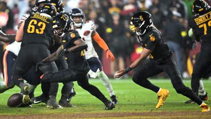 ‘Struggling’ Commanders QB Jayden Daniels Blasted After Loss to Bears