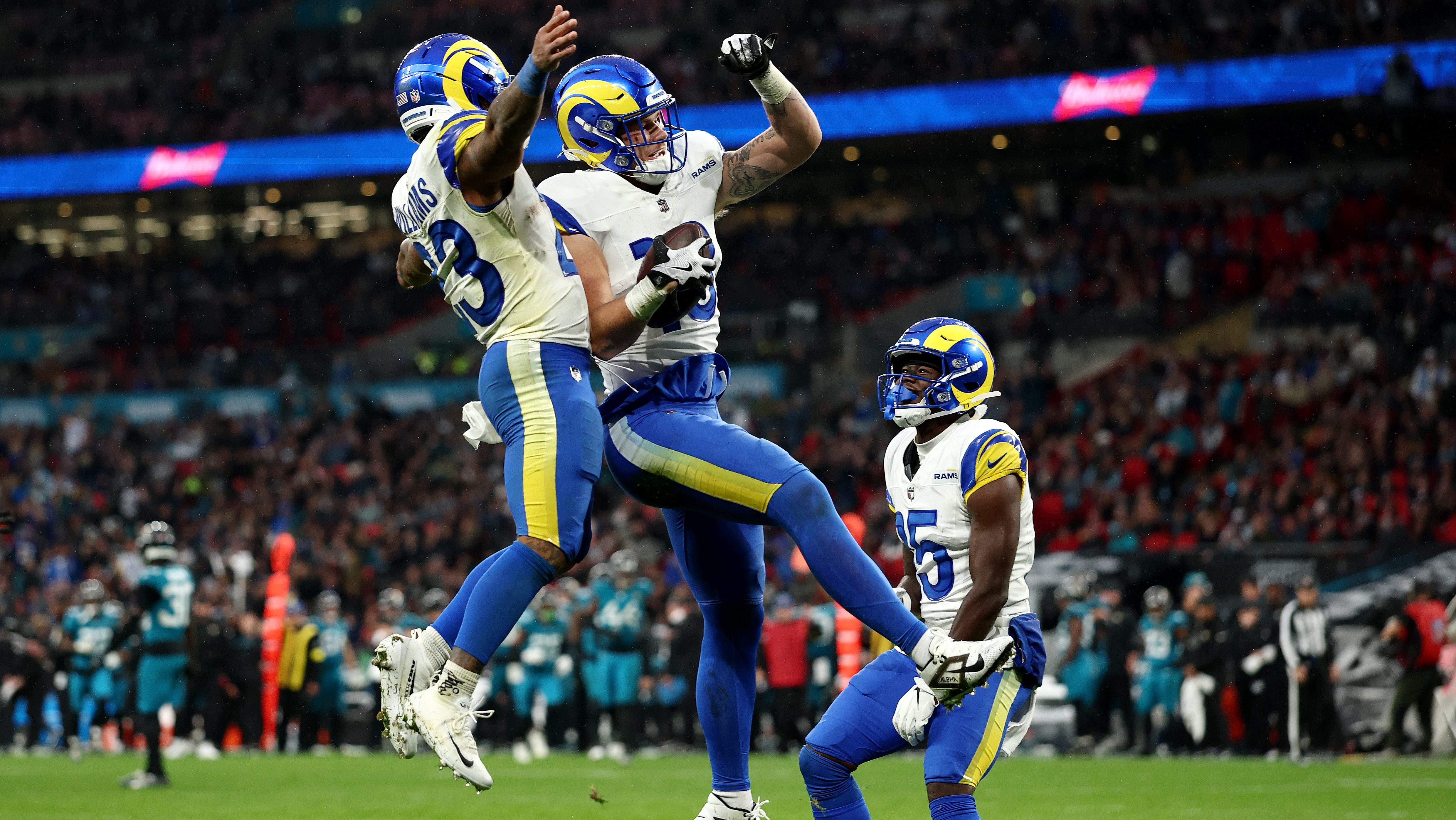 Touchdown Rams Campo Rams Rookies React to Their First Career Touchdowns After Win