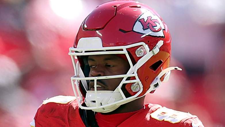 Kansas City Chiefs wide receiver, Tyquan Thornton.