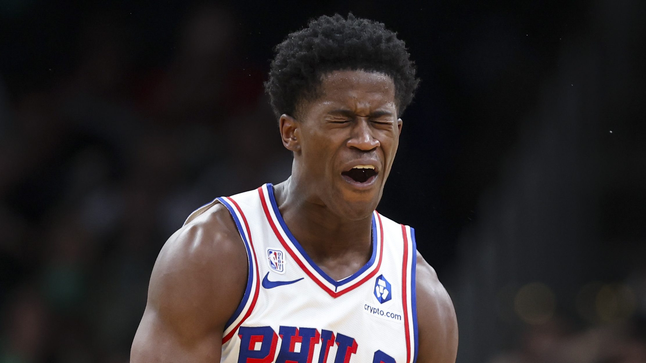 Philadelphia 76ers guard VJ Edgeccombe