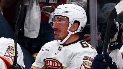 Marchand In Tears As He Receives Standing Ovation In Return To Boston