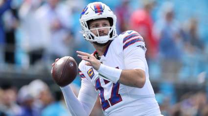 Bills Make Historic Josh Allen Announcement During Panthers Game