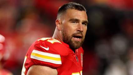 Historic Travis Kelce Announcement Made During Commanders Game