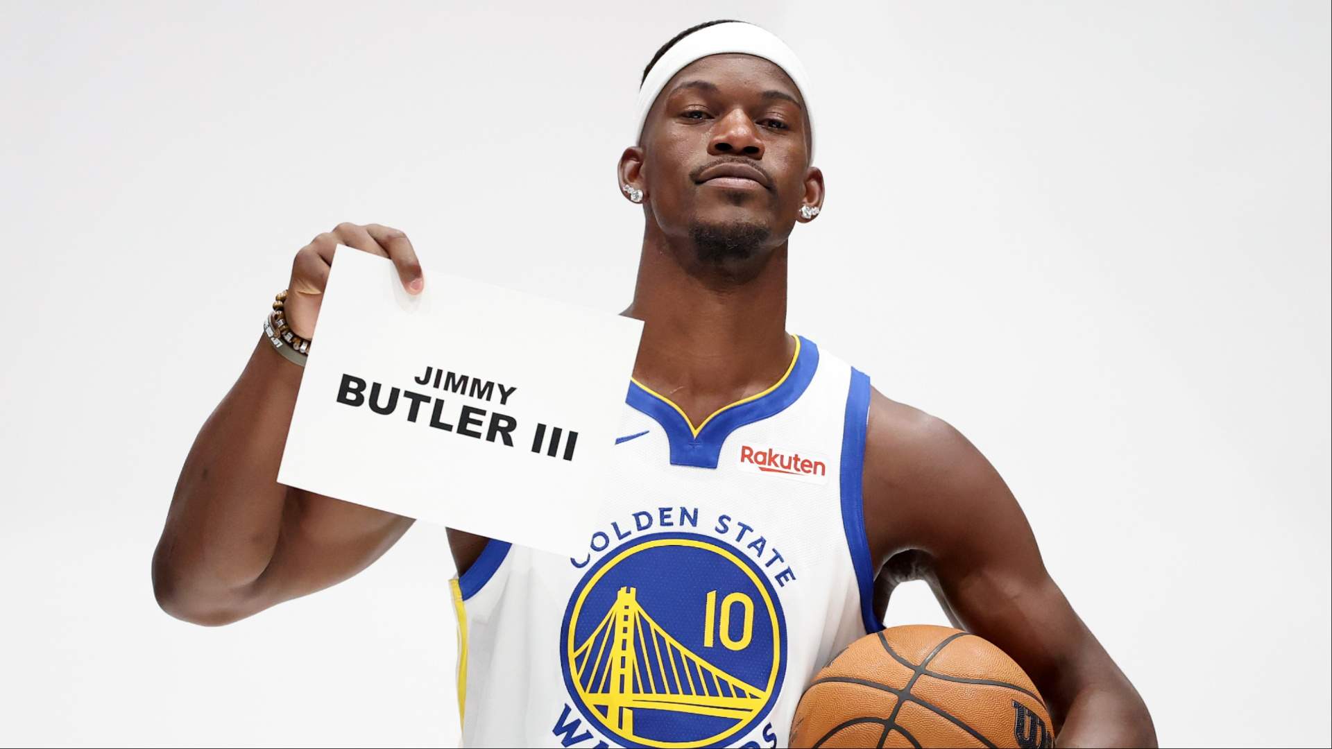 Maillot De Basket Nike Jimmy Butler #10 - Warriors, Taille Youth Medium, Blanc