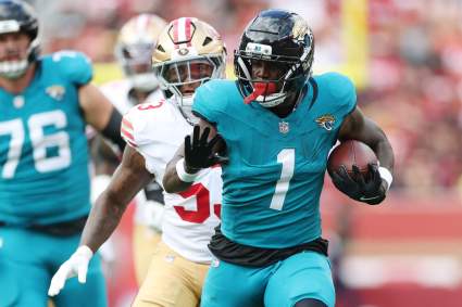 WHO DAT: Saints’ QB Tyler Shough Reacts to Signing Travis Etienne Jr