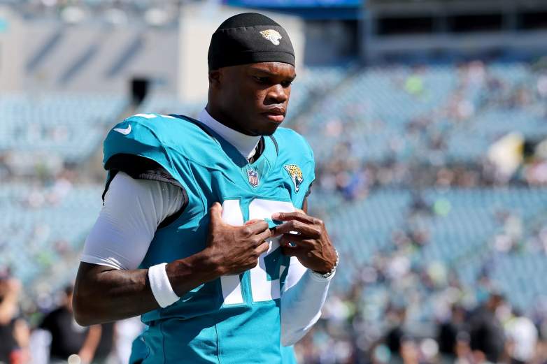 Jacksonville Jaguars WR/CB Travis Hunter.