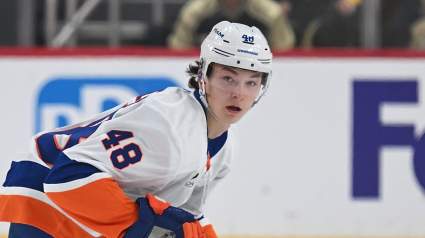 Islanders Top Rookie Gets Controversial First NHL Goal