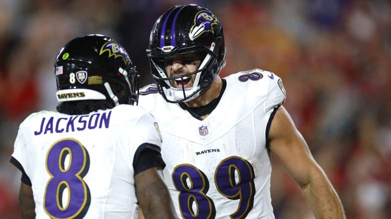 Baltimore Ravens quarterback Lamar Jackson, Mark Andrews