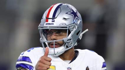 Cowboys QB Dak Prescott’s 3-Word Response to Quinnen Williams Trade