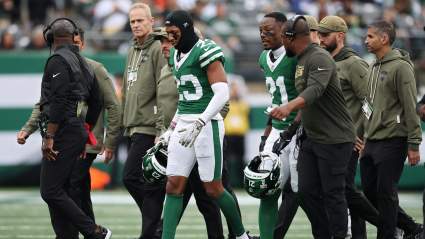 Jets Immediately Rule Rookie out for Patriots Game After Scary Injury