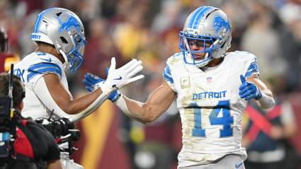 Video Shows Lions WR Amon-Ra St. Brown Threw First Punch Against Commanders