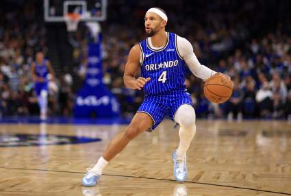 Jalen Suggs Ejected After Drummond Shove as Magic Roll Sixers, Faces NBA Fine