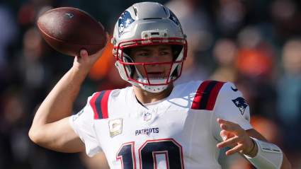 Drake Maye Has Emotional Response to Devastating Patriots Injuries