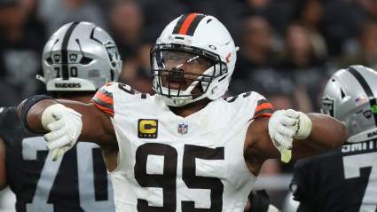 Browns Make Historic Myles Garrett Announcement During Raiders Game