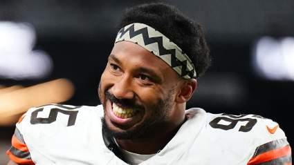 Browns’ Myles Garrett Makes Feelings Clear on Shedeur Sanders Remaining Starter