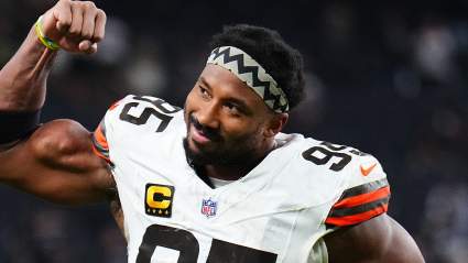 Browns Video of Myles Garrett’s Gold-Medalist Girlfriend Turns Heads