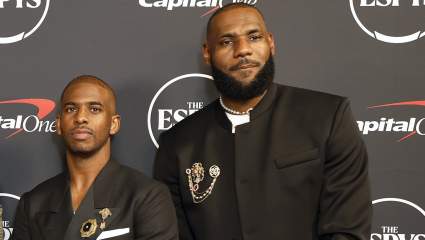 LeBron James Shuts Down Chris Paul Questions After Lakers-Clippers Game
