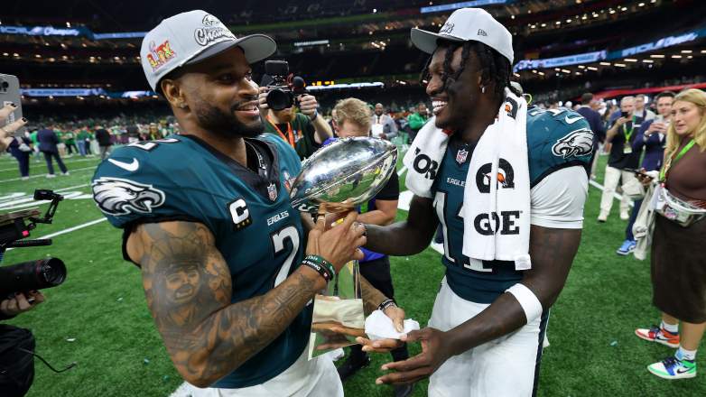 Darius Slay and A.J. Brown