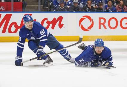Maple Leafs suffer potentially serious injury during OT loss to Sharks
