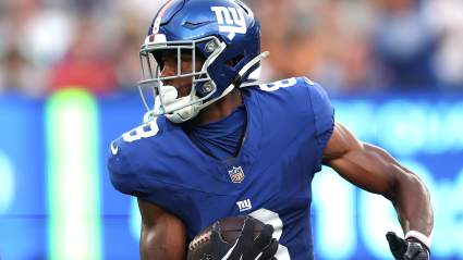 Promising Giants WR’s Season Ends in Abrupt Twist: Report