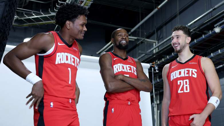Amen Thompson, Kevin Durant, Alperen Sengun, Houston Rockets