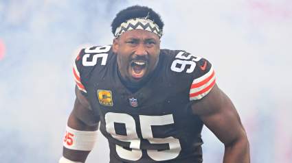 Browns Star Myles Garrett Sends Message to Cam Ward Ahead of Titans Game