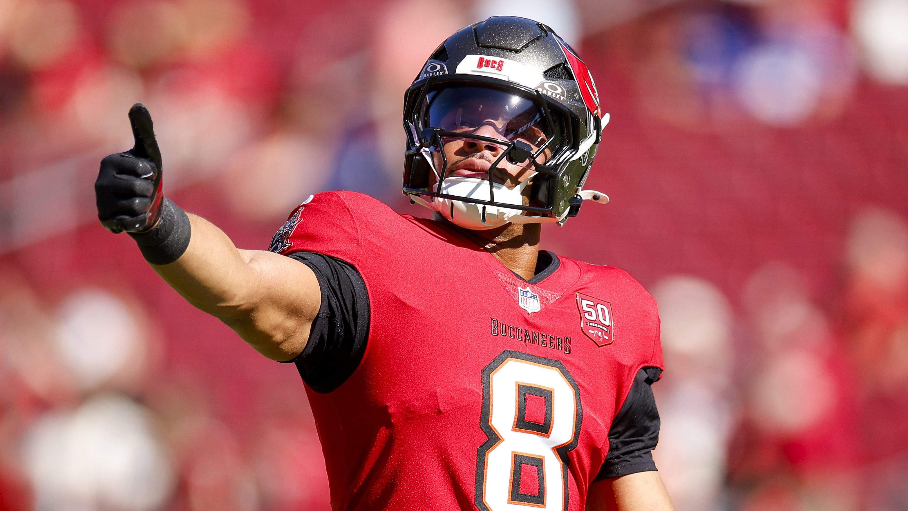 Bucs trade pitch sends 16-game starter to AFC; what it means for both teams.