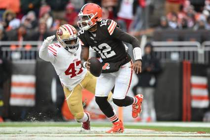 49ers’ Bryce Huff Is Halfway to Triggering Costly Trade Condition With Eagles