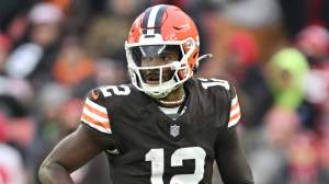 Cleveland Browns quarterback Shedeur Sanders has not had much connection with Jerry Jeudy thus far.