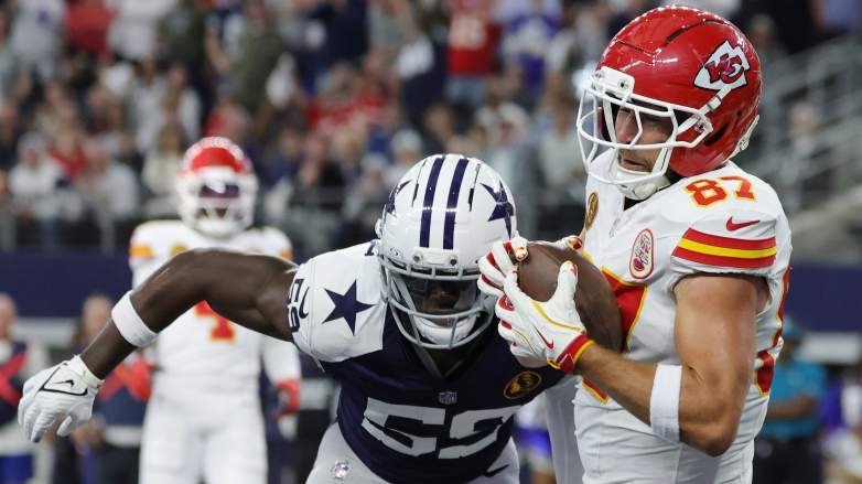 Kenneth Murray and Travis Kelce