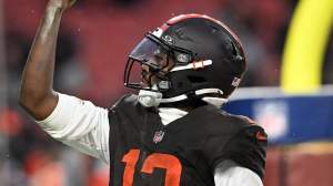 Cleveland Browns quarterback Shedeur Sanders taunted the Titans after a touchdown.