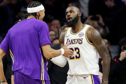 LeBron James Unveils New Celebration in Lakers Win: ‘I Meshed It’