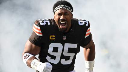 Browns’ Myles Garrett Sends Heartfelt Message on Quinshon Judkins’ Gruesome Injury