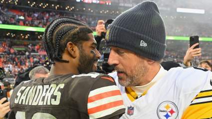 Aaron Rodgers’ Words to Browns QB Shedeur Sanders After Loss Caught on Video