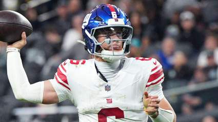 Giants Mock Draft Has Them Making Trade, Landing New Jaxson Dart Weapon