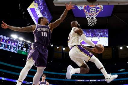 Lakers’ LeBron James Has Viral Moment in Final Game at Age 40 [WATCH]