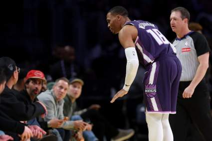 Russell Westbrook Gets Lakers Fan Kicked Out for Taunting Him [WATCH]