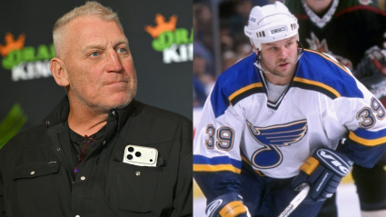 ‘My Guiding Light’: Brett Hull Emotional as Kelly Chase Receives True Blue Award