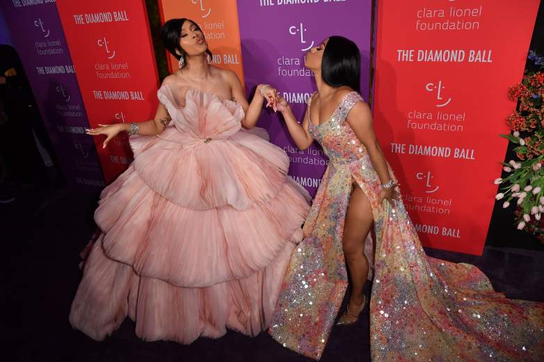 Cardi B and sister Hennessy.