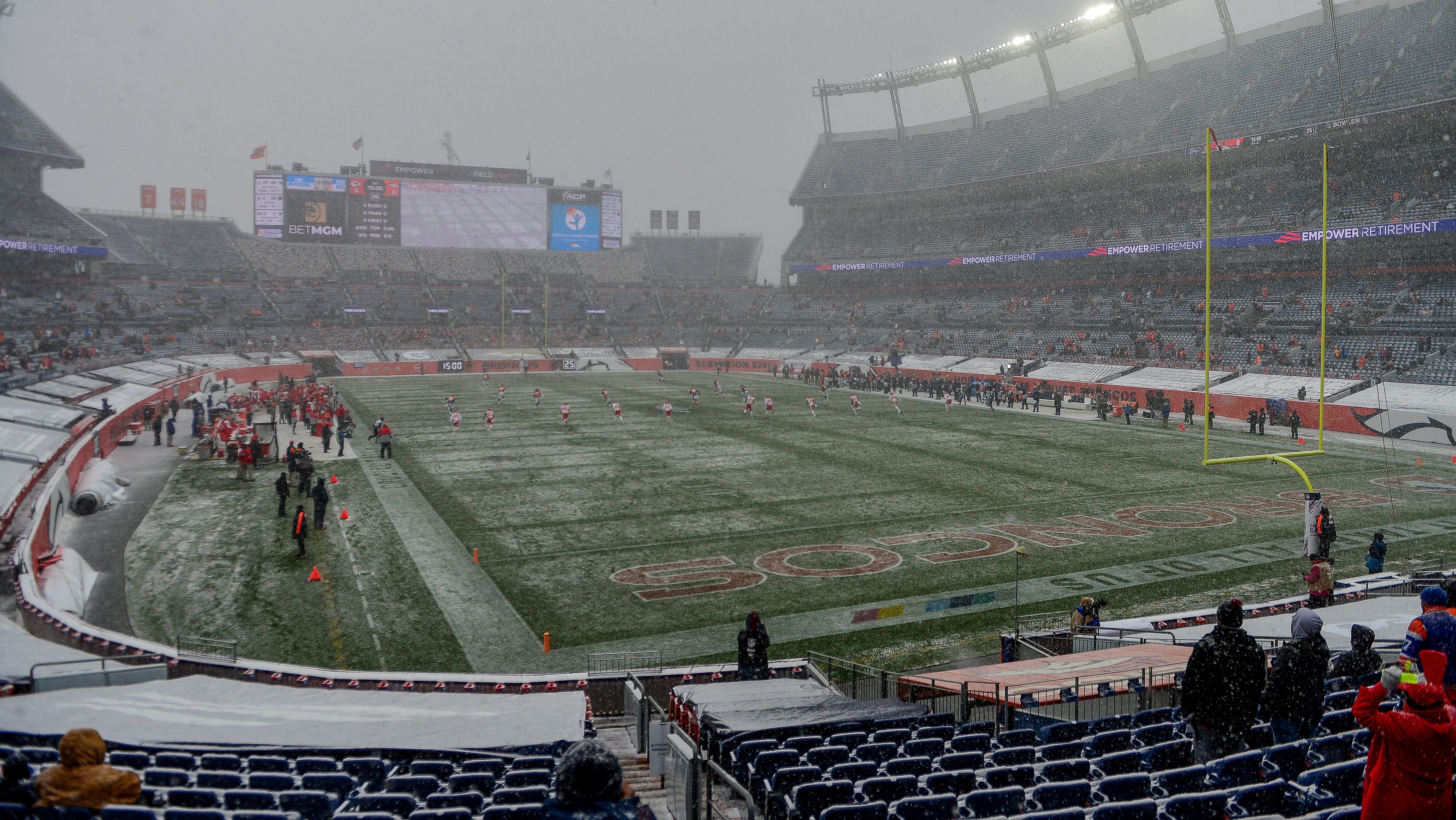NFL Weather: Snowy game forecast for Patriots-Broncos or Rams-Seahawks? ❄️