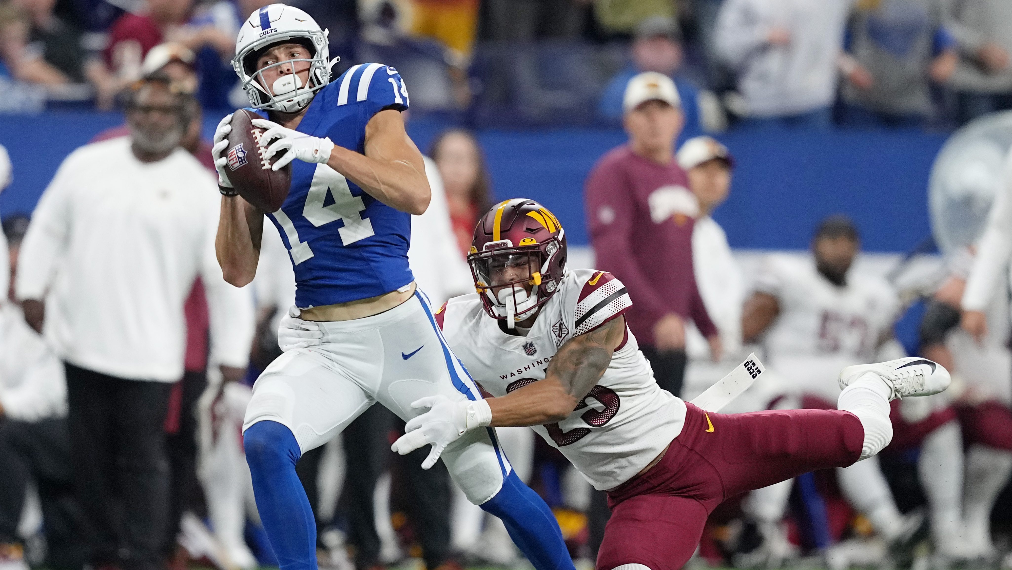 Report: Commanders predicted to add a 1,000-yard free agent for Jayden Daniels.