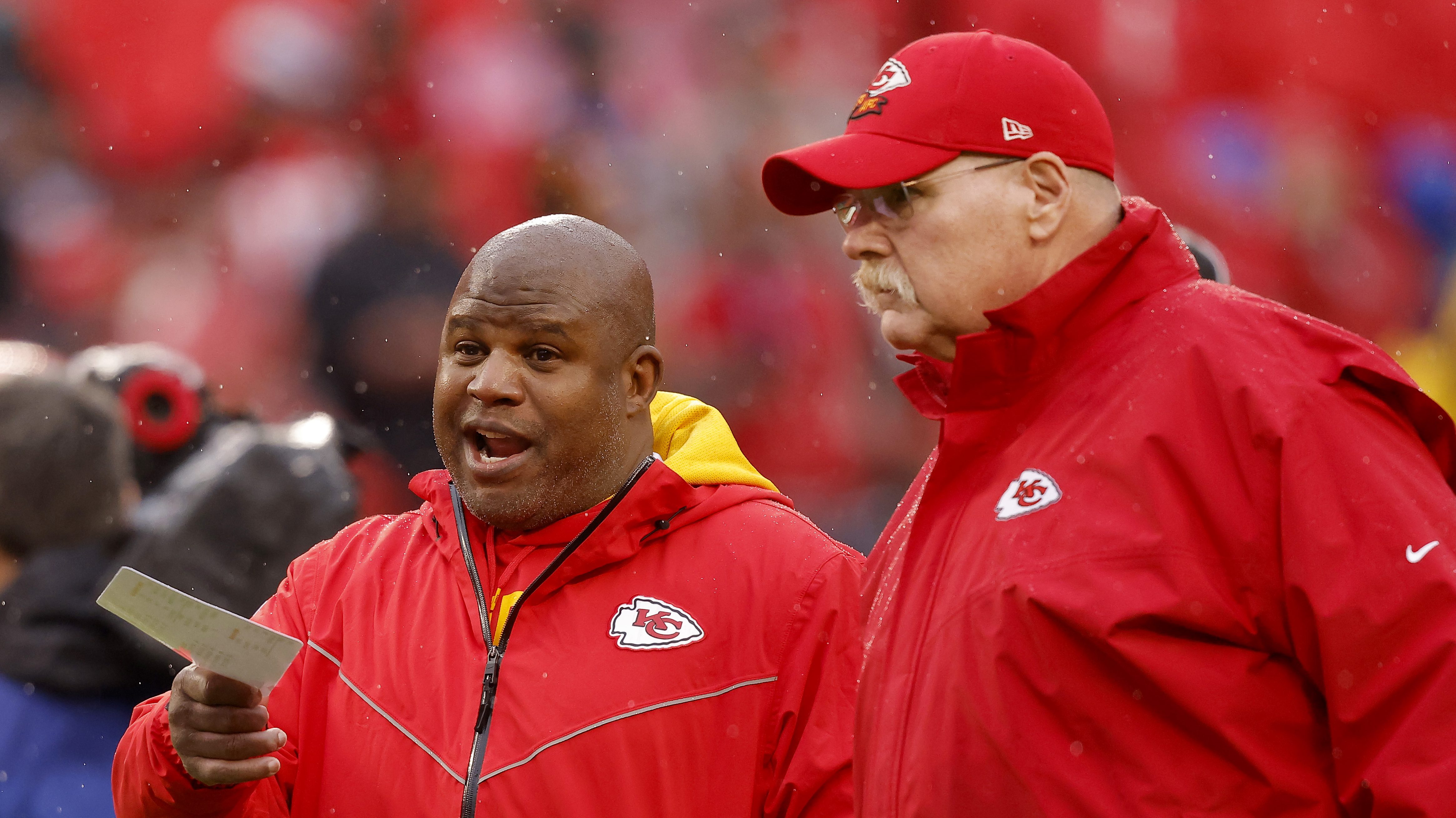 Eric Bieniemy reveals thoughts on fixing the Chiefs’ run game.