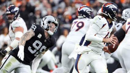 Broncos Get Blunt Take on Jarrett Stidham From Raiders DE Maxx Crosby