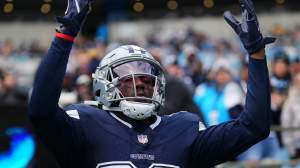 DaRon Bland #26 of the Dallas Cowboys