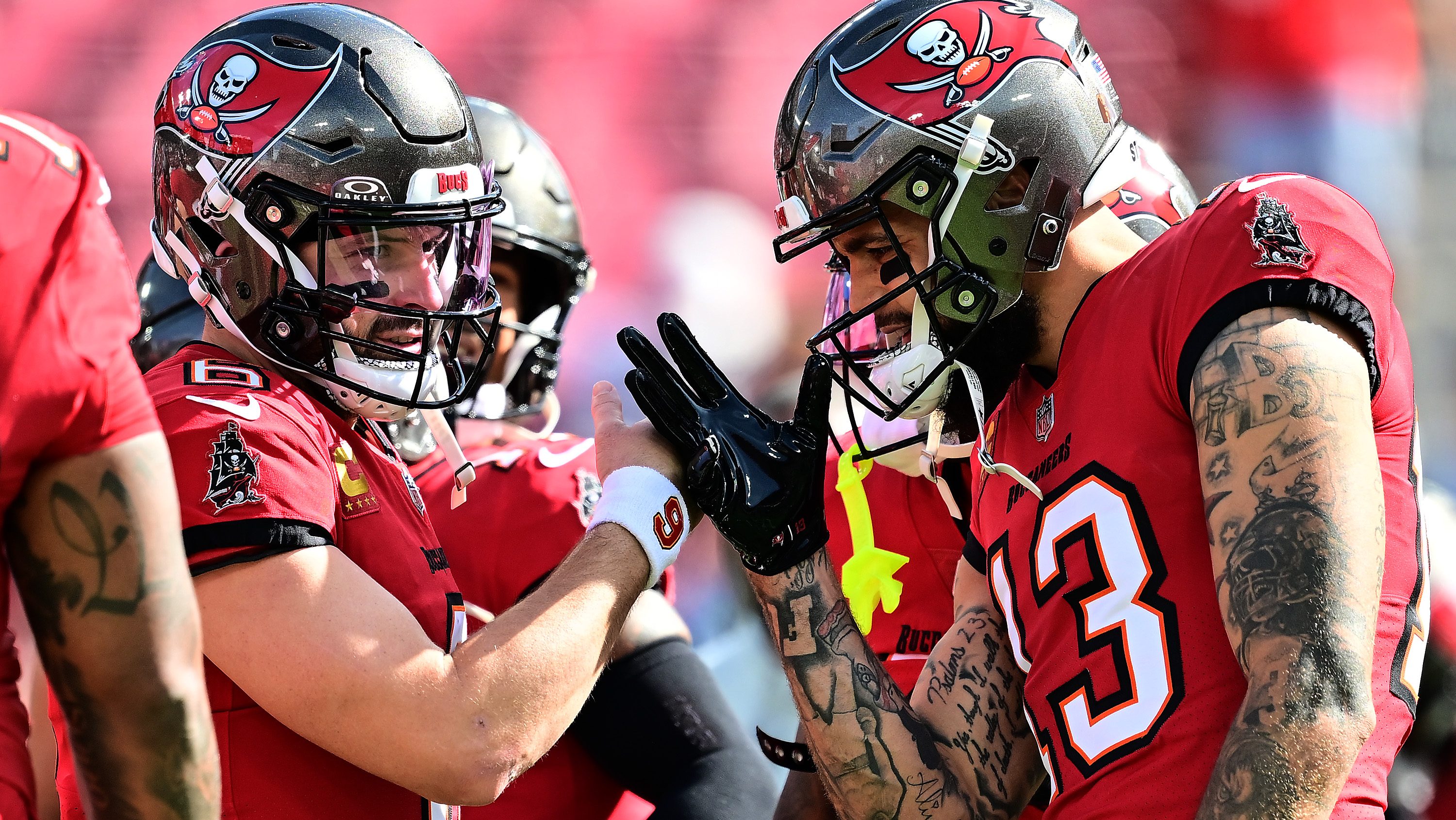 Bucs QB Baker Mayfield shares candid take on Mike Evans retirement decision.