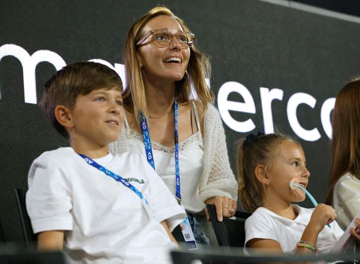 Jelena Djokovic and kids
